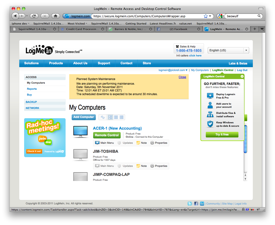 Using for PC Remote Access